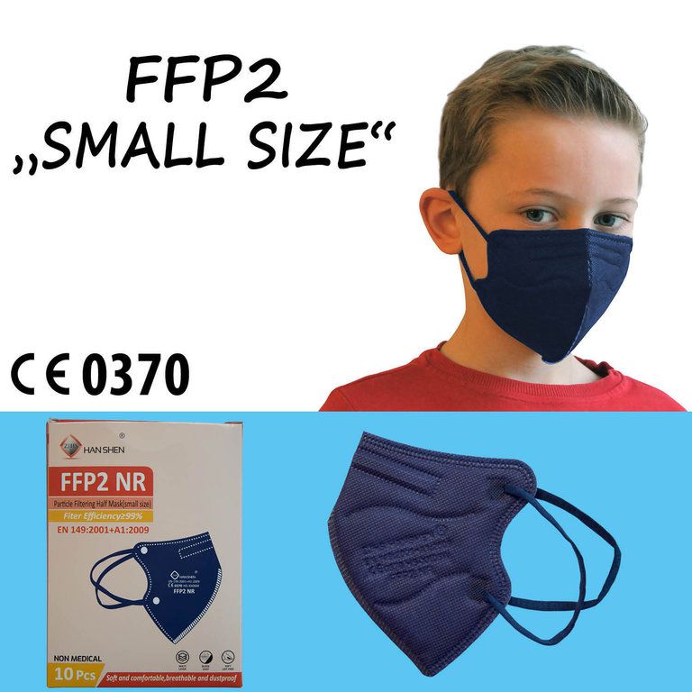 FFP2 ZJHS HANSHEN "Small" deftig-dunkelblau, ab 1,89€
